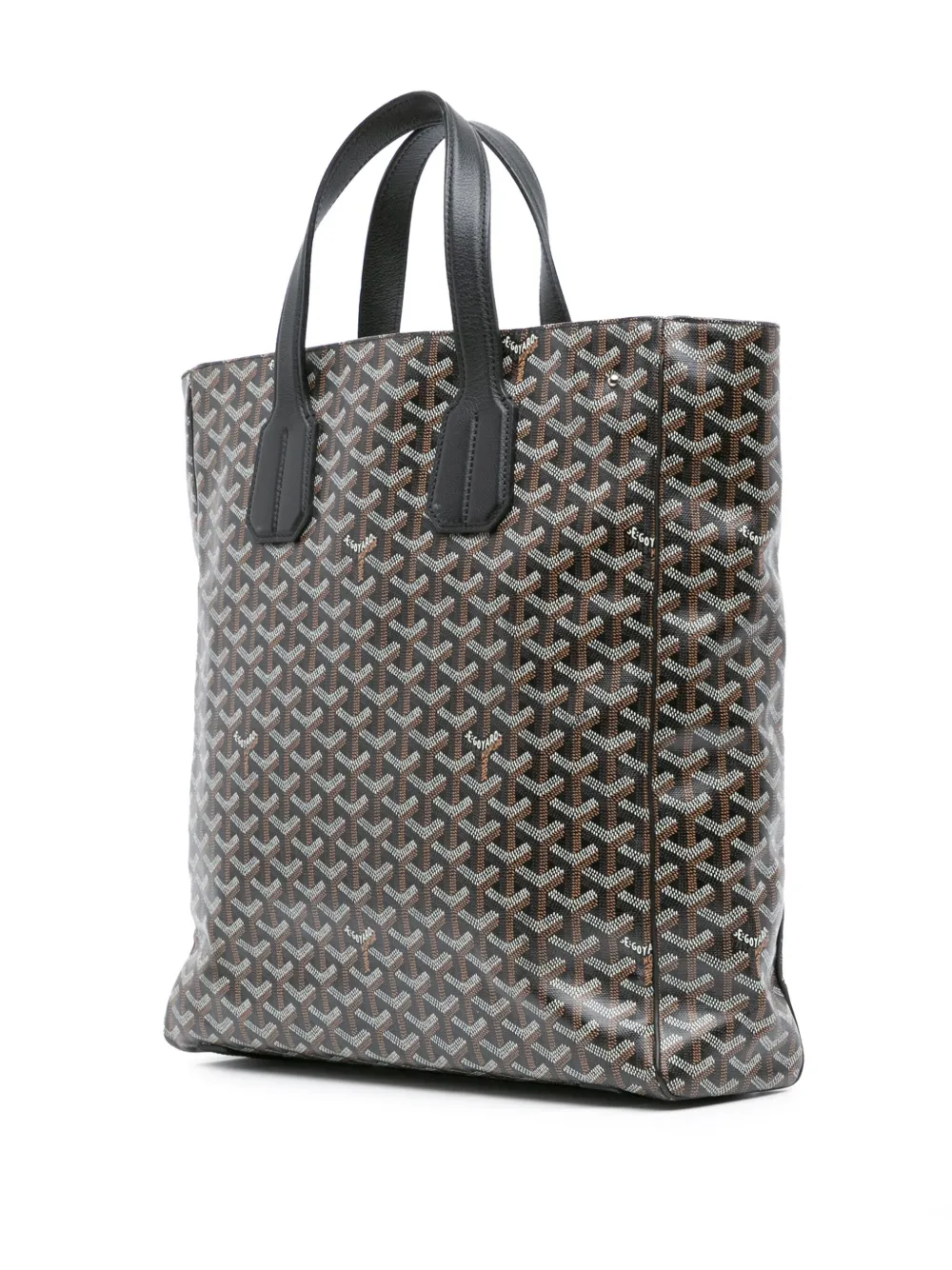 Pre-owned Goyard 2018 Ine Voltaire Satchel In Black