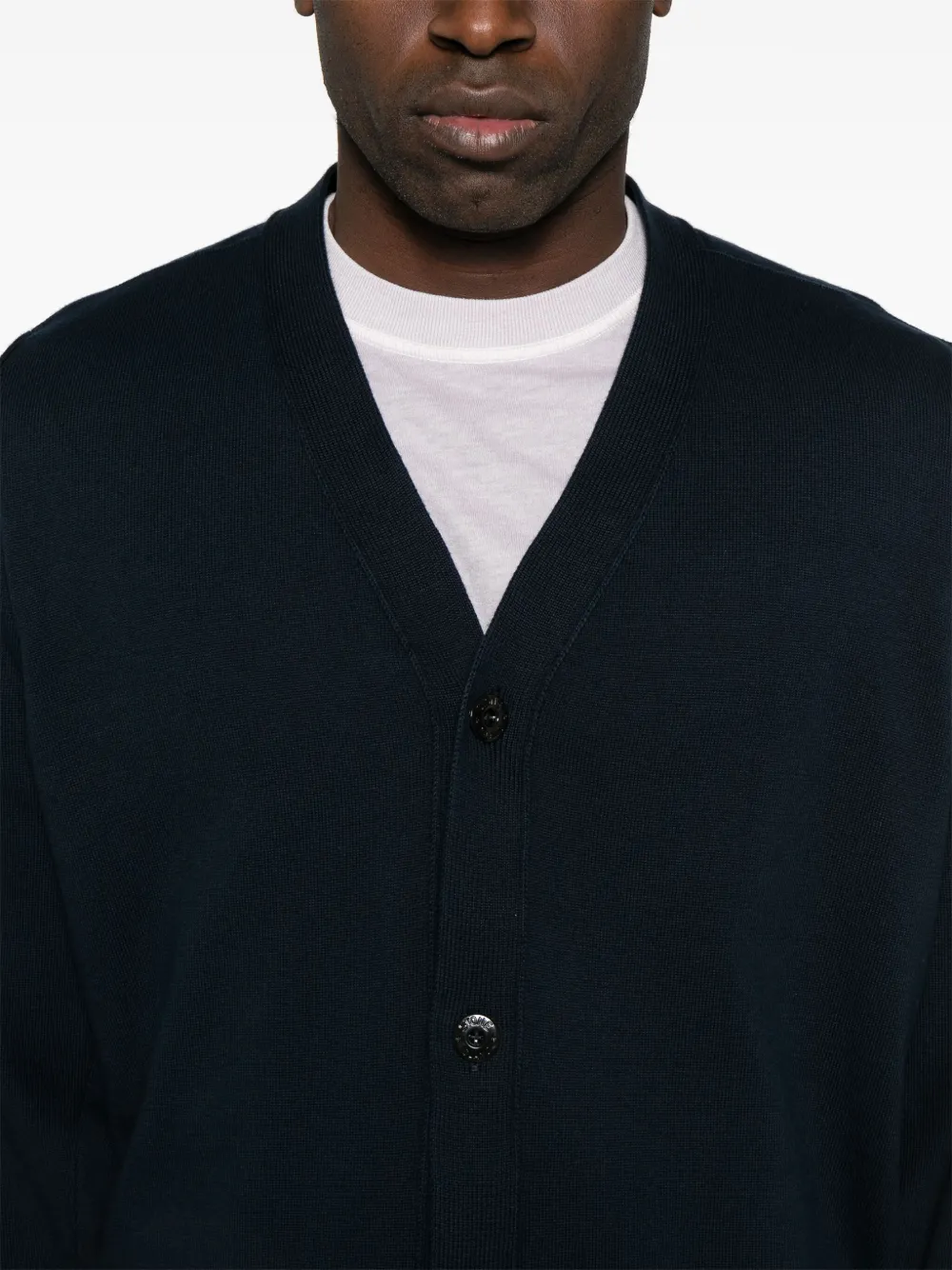 Stone Island Vest van biologisch katoen V0020 Navy Blue