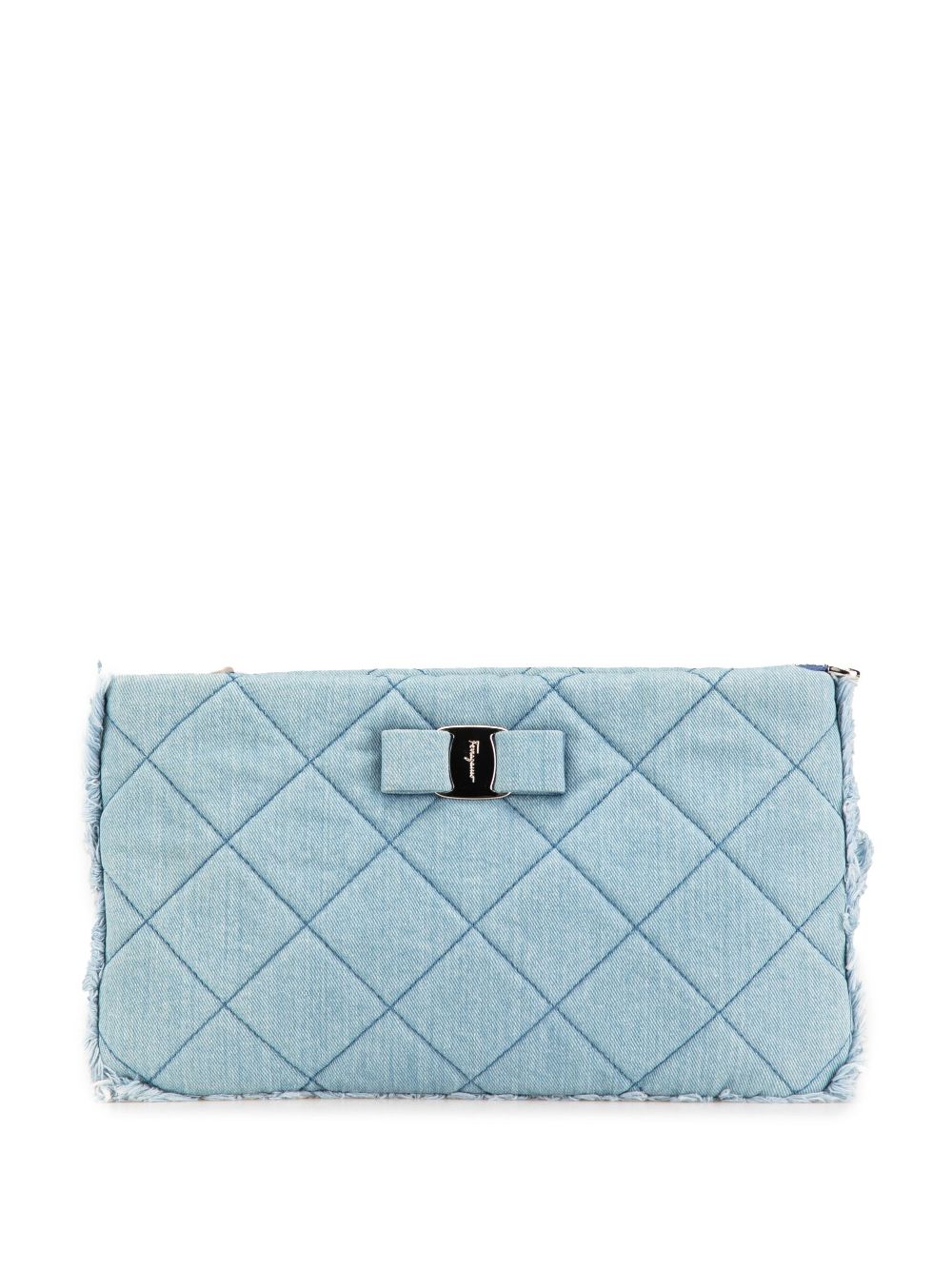 2022 Quilted Denim Vara clutch bag