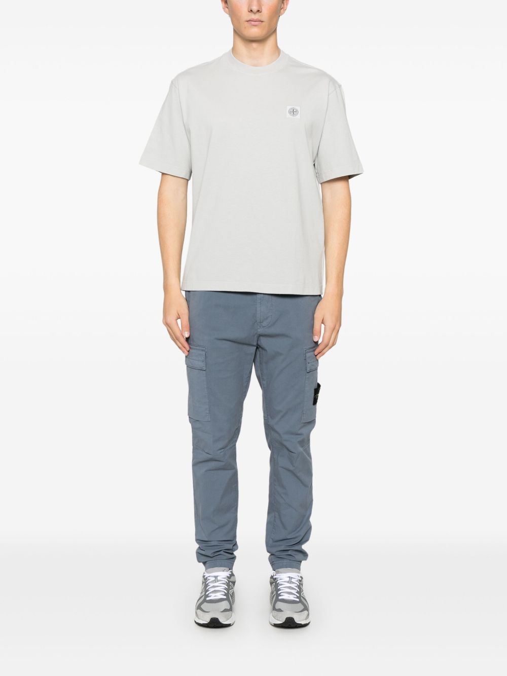 Stone Island Jersey T-shirt - Grijs