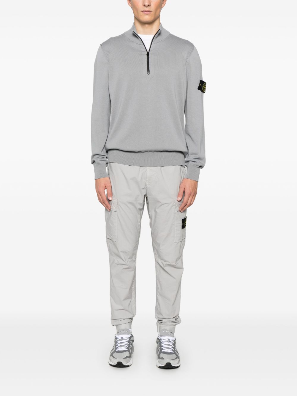 Stone Island Katoenen trui - Grijs