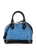 Louis Vuitton Pre-Owned 2015 Epi Denim Alma BB satchel - Blue