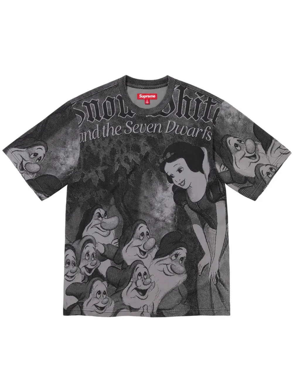 Supreme Snow White T-shirt Zwart