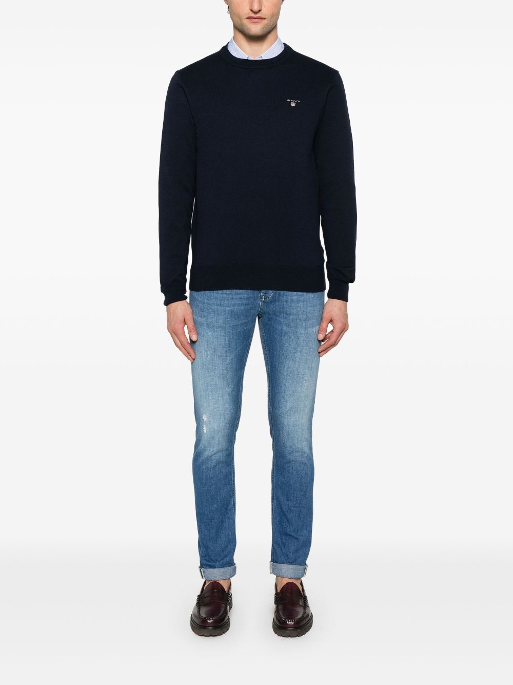 Gant crew-neck sweater - Blue