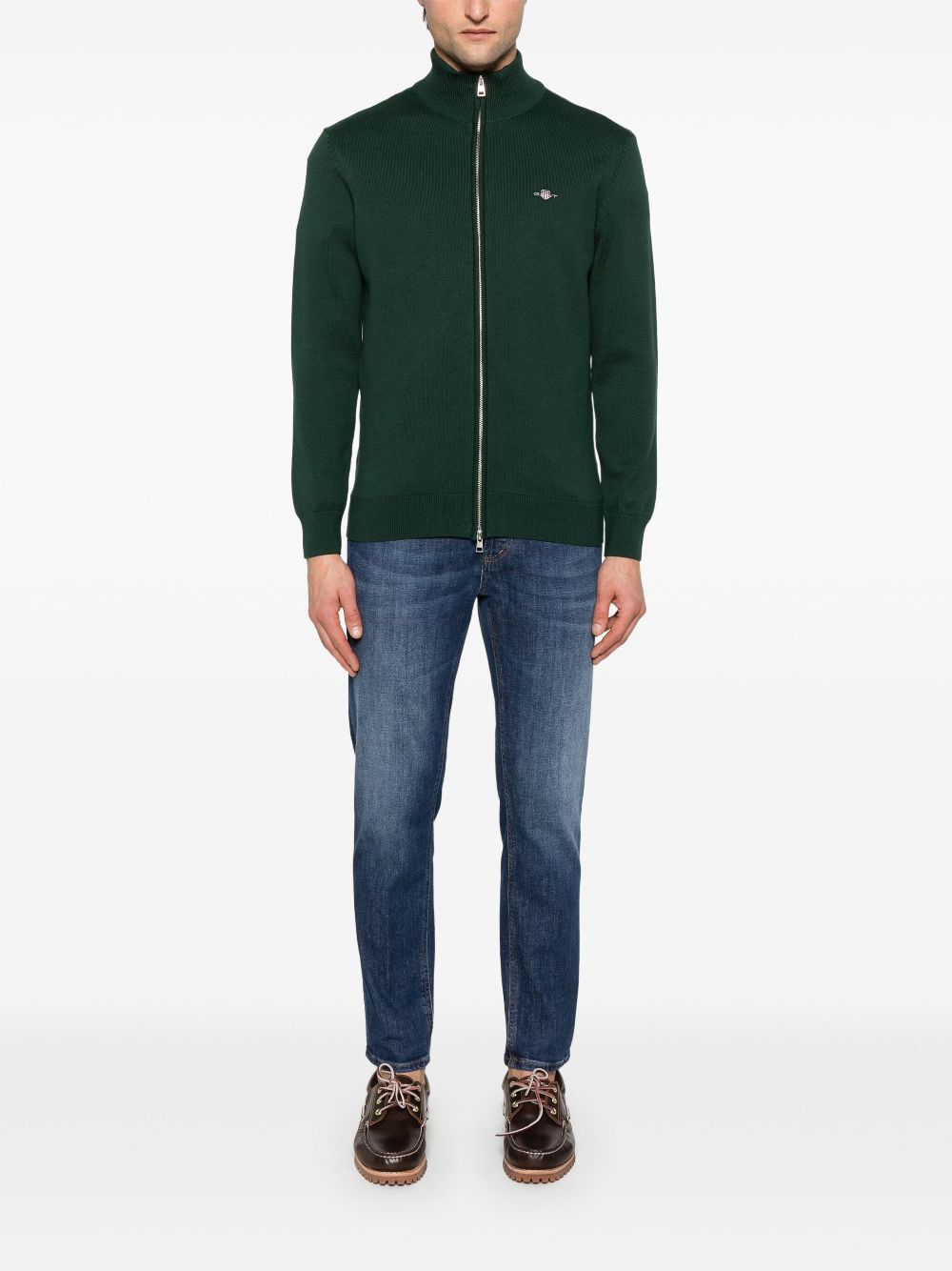 Gant cotton cardigan - Green