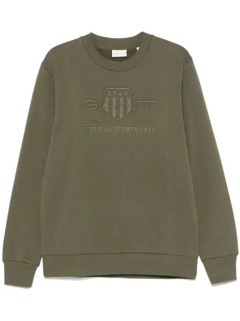 Gant logo-embroidered sweatshirt