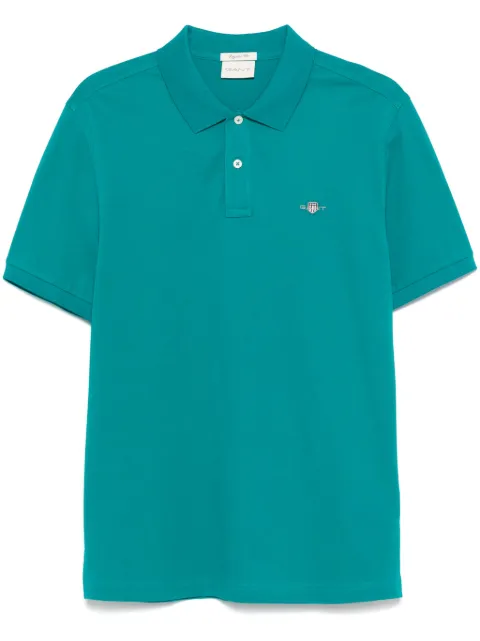 Gant playera tipo polo manga corta y motivo de escudo