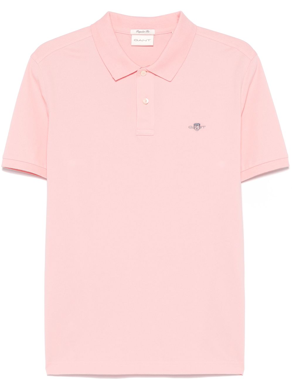 Gant shield-motif short-sleeve polo shirt - Pink