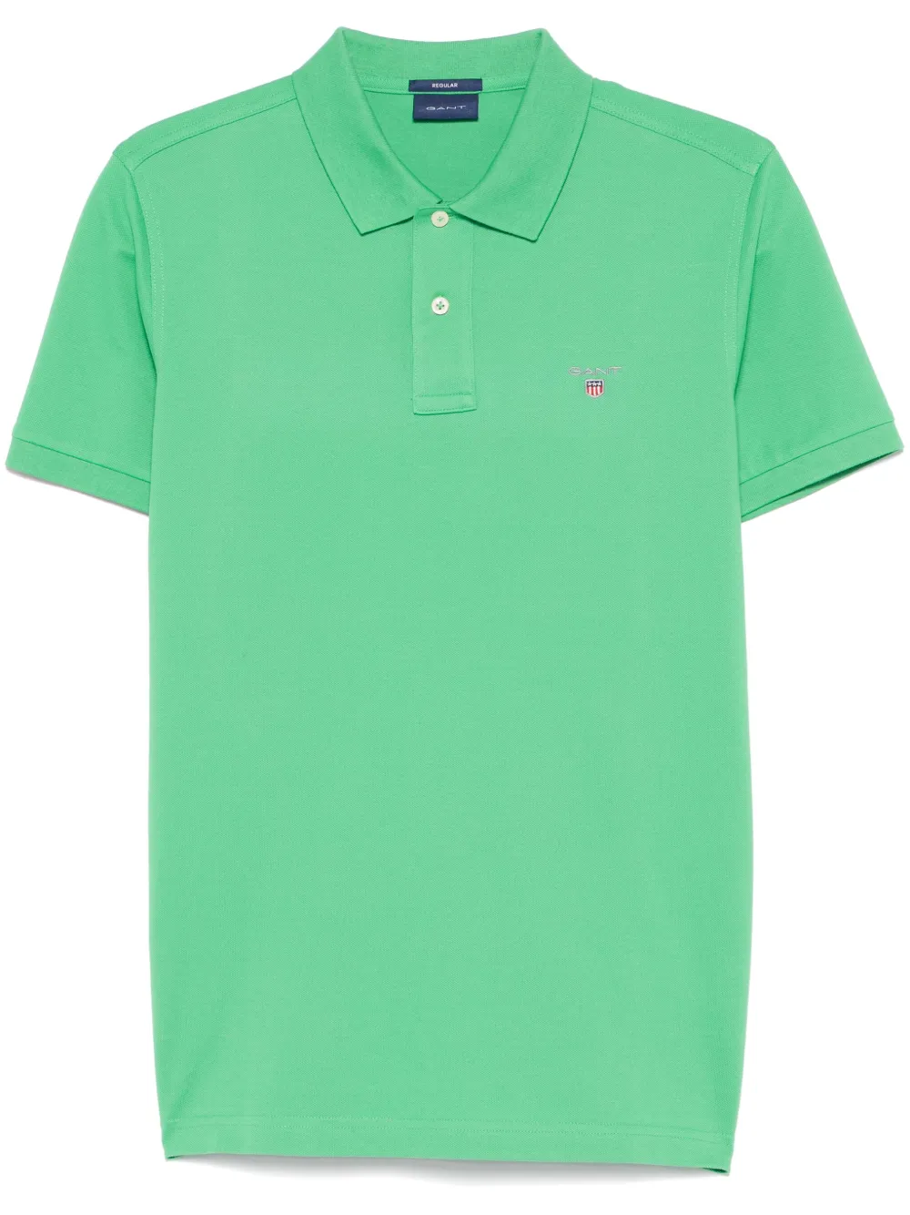 piqué-weave polo shirt