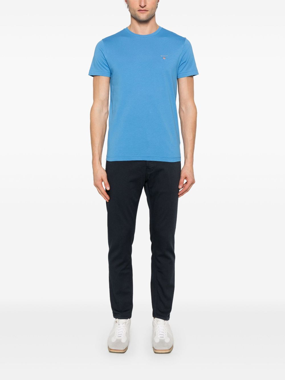 Gant T-shirt met korte mouwen - Blauw