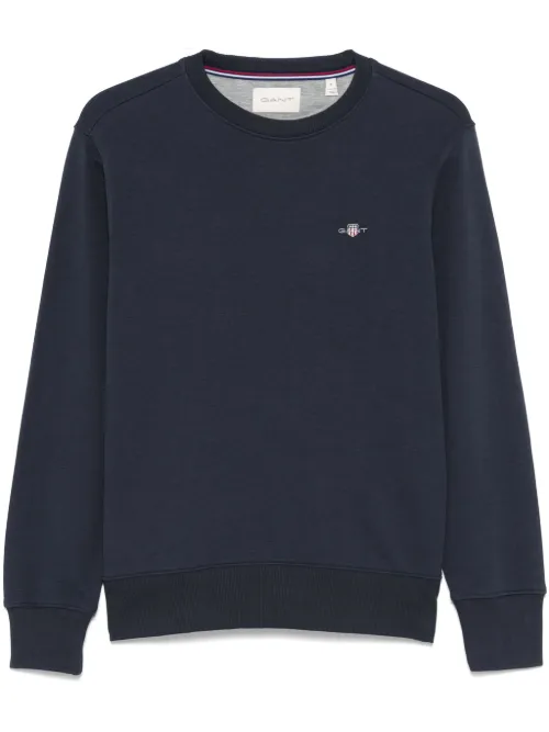 Gant sweat à motif bouclier - Bleu - Gant - Modalova