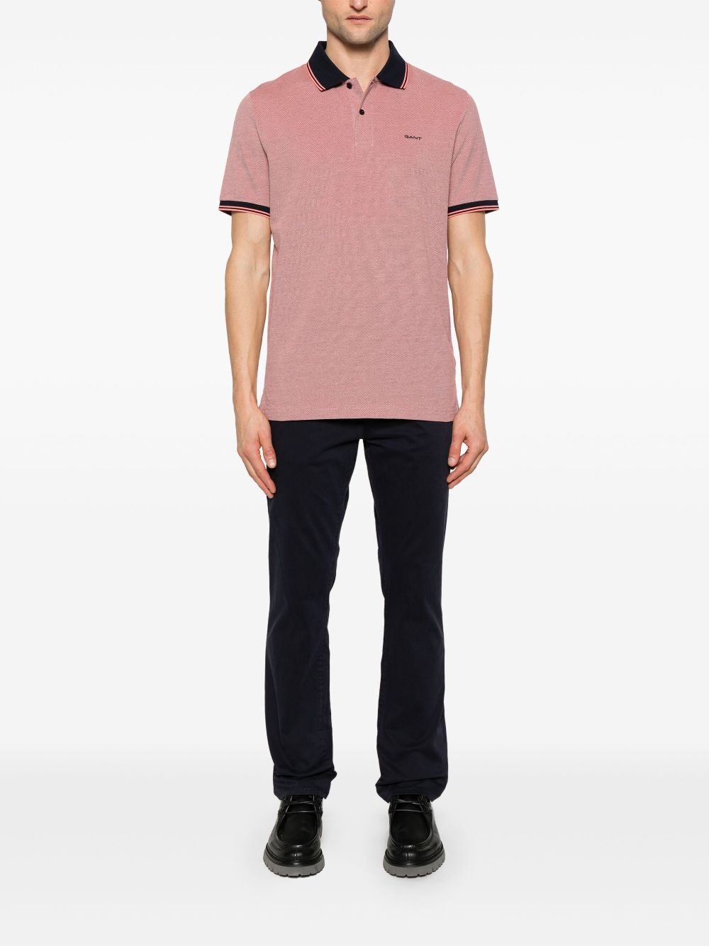 Gant Oxford polo shirt - Pink