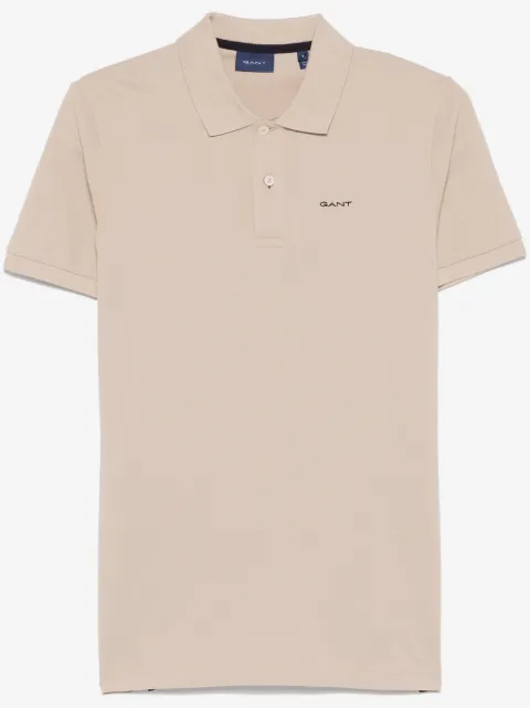 Gant embroidered-logo polo shirt