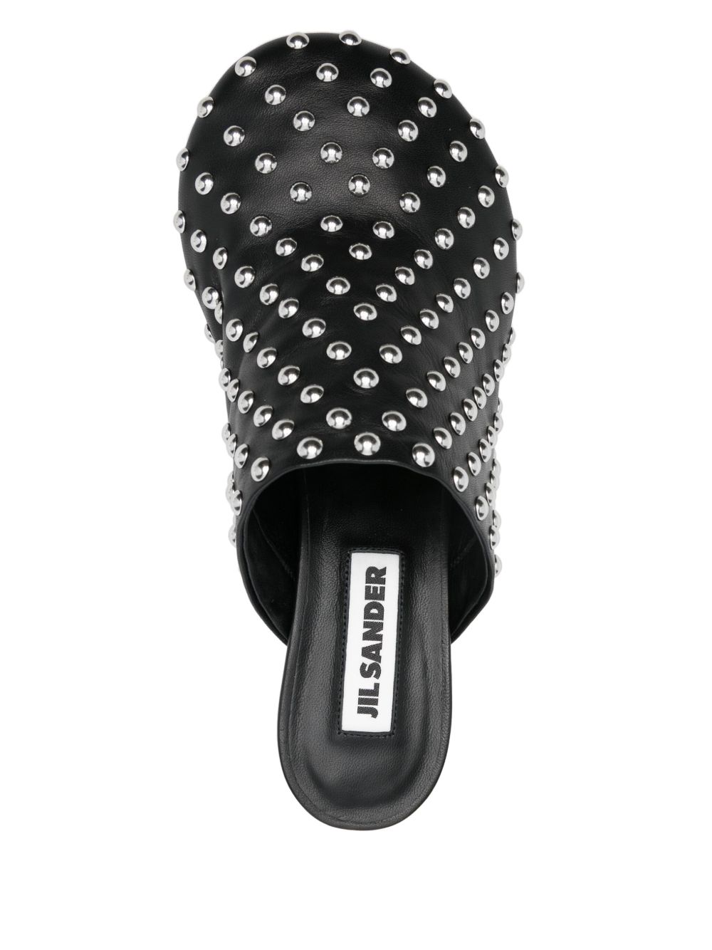 JIL SANDER 60MM STUD-EMBELLISHED MULES