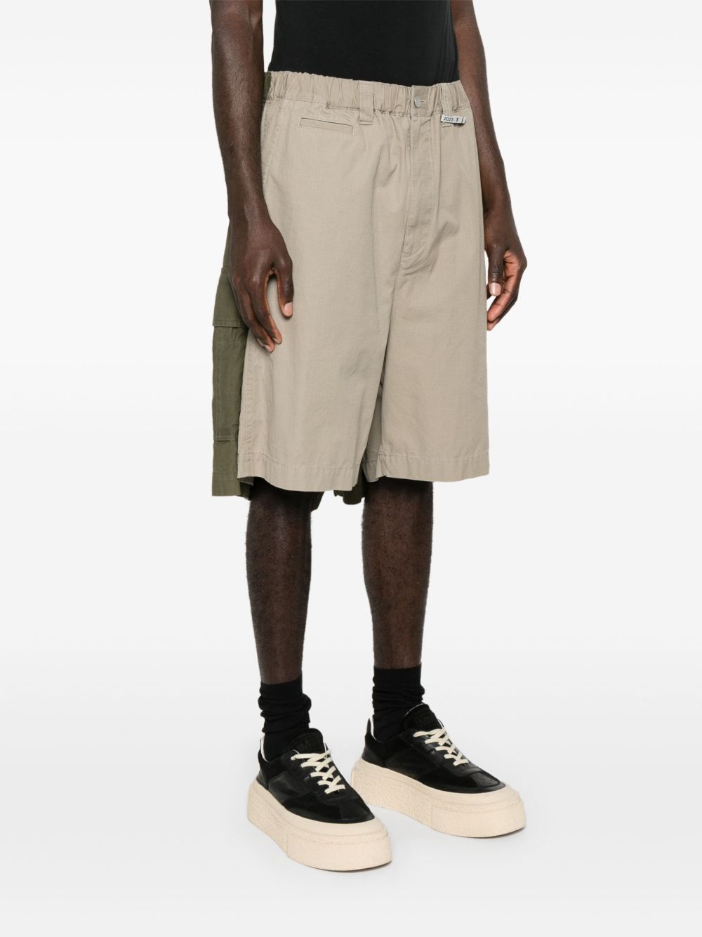 MIHARAYASUHIRO LAYERED CARGO SHORTS