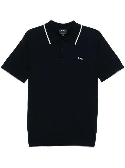 A.P.C. playera tipo polo Flynn