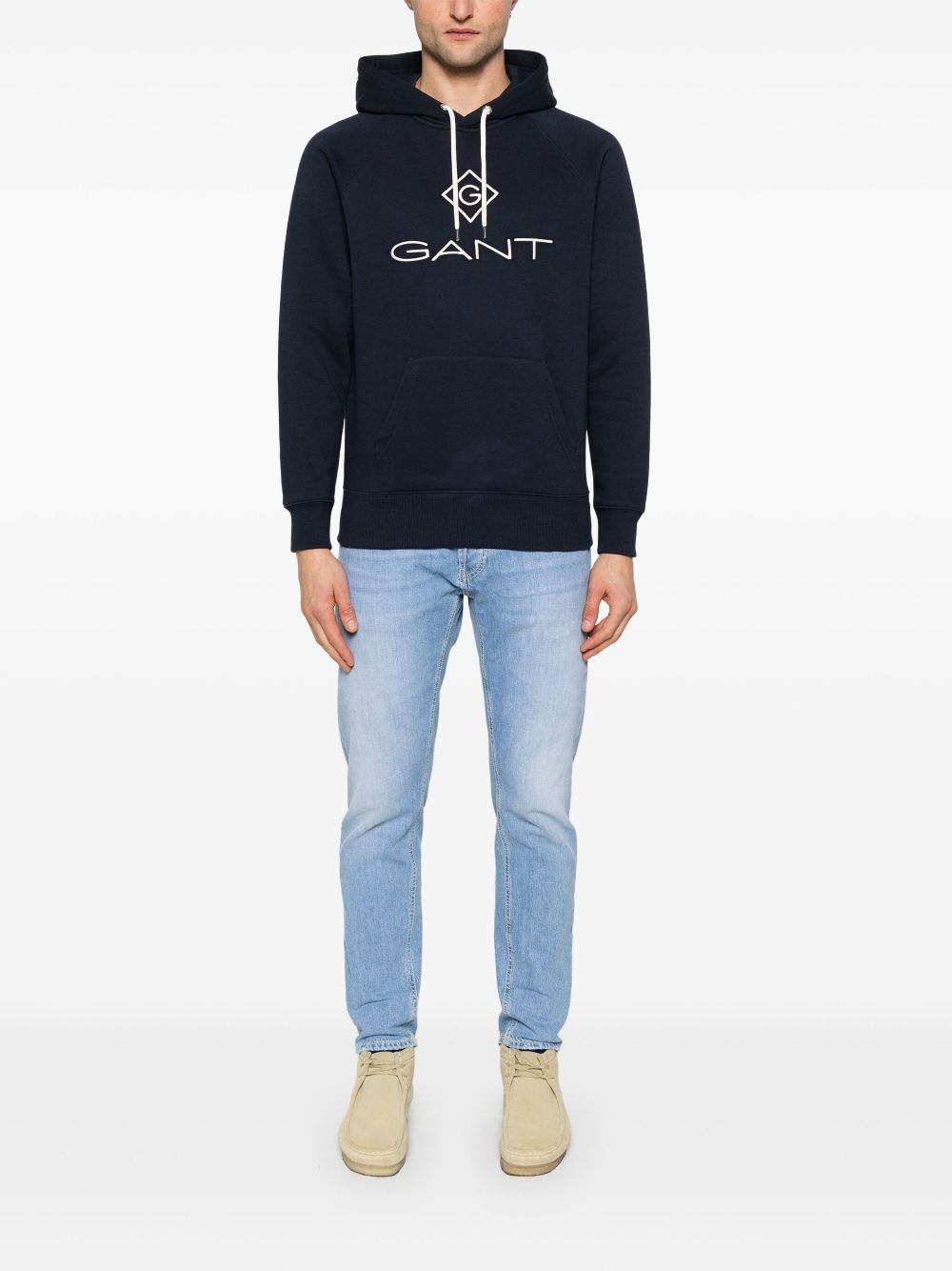 Gant Lock Up hoodie - Blue