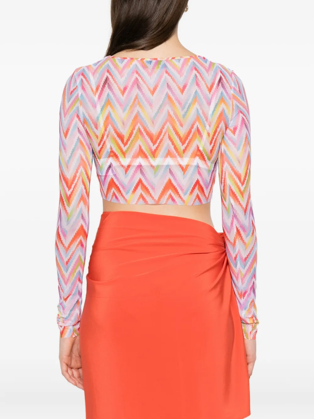 Missoni Top met zigzag-print Roze