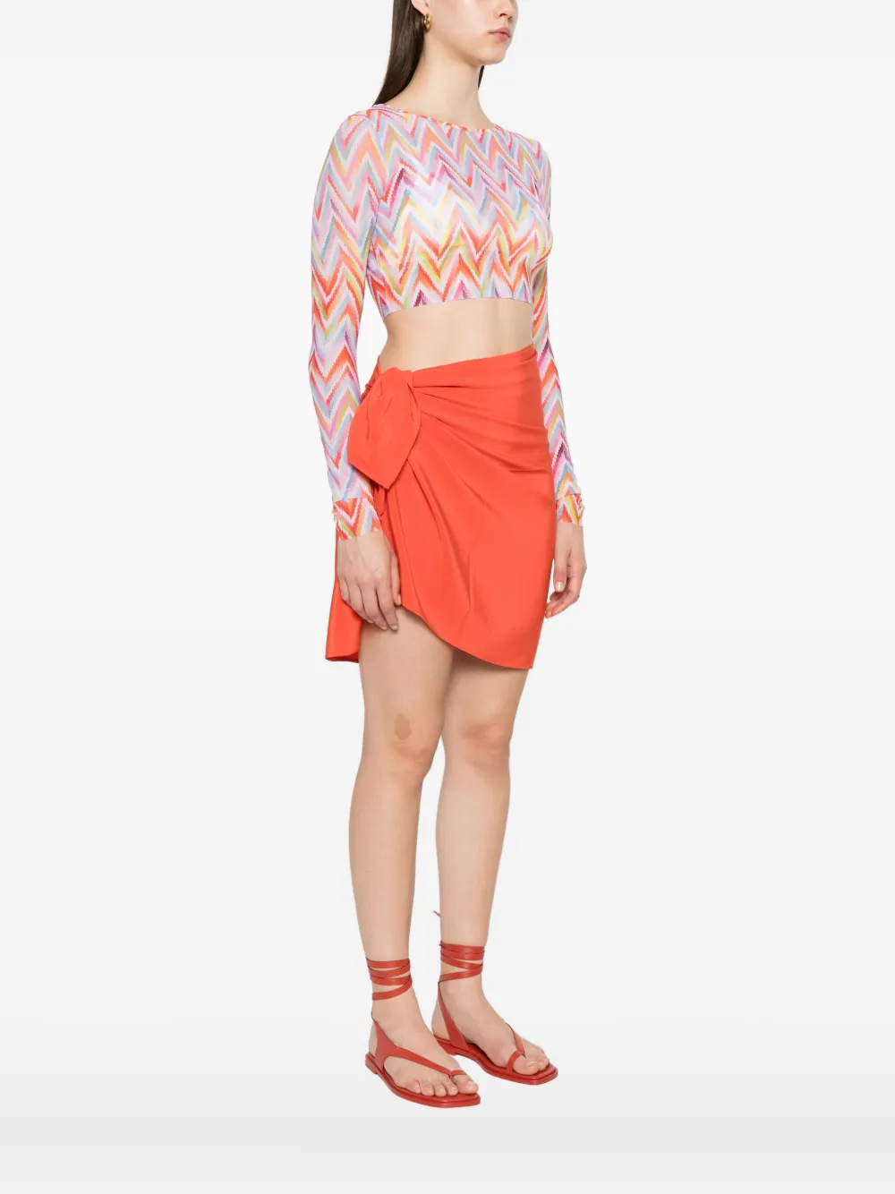 Missoni Top met zigzag-print Roze