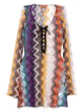 Missoni long sleeve dress - Yellow