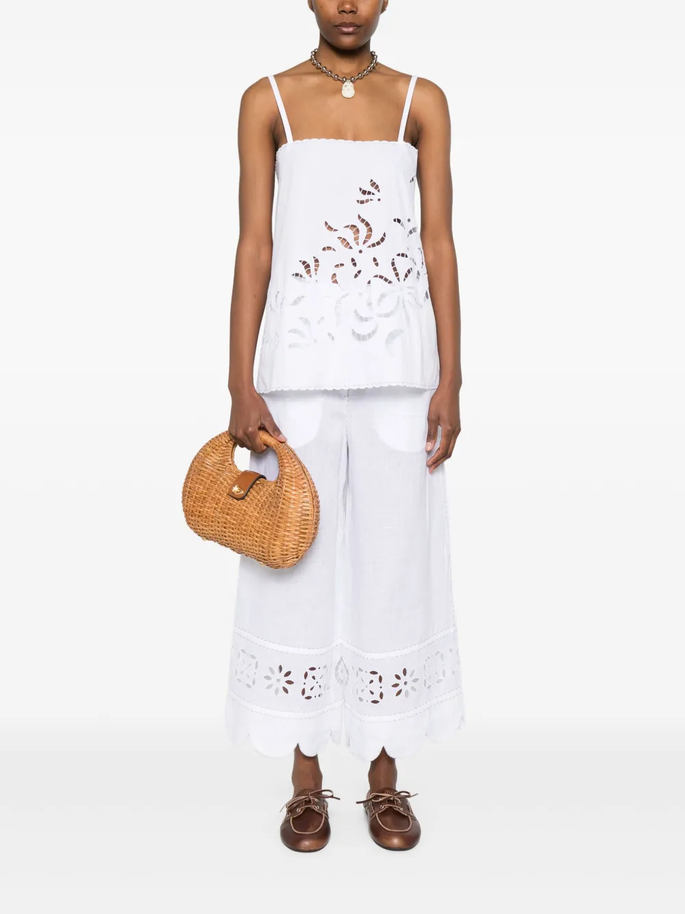 Vita Kin Emma trousers - Wit