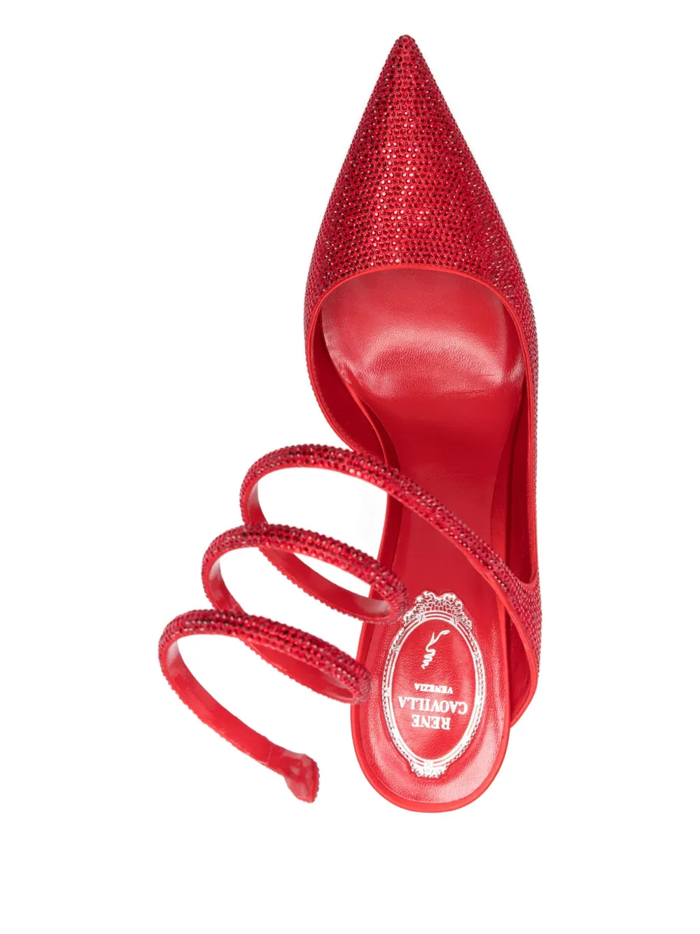 René Caovilla 100mm Cleo pumps Red