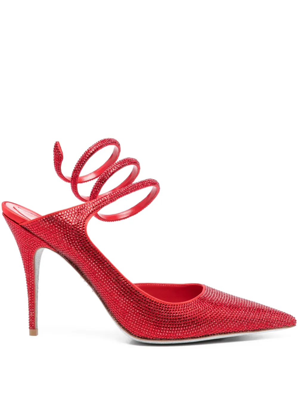 René Caovilla 100mm Cleo pumps Red