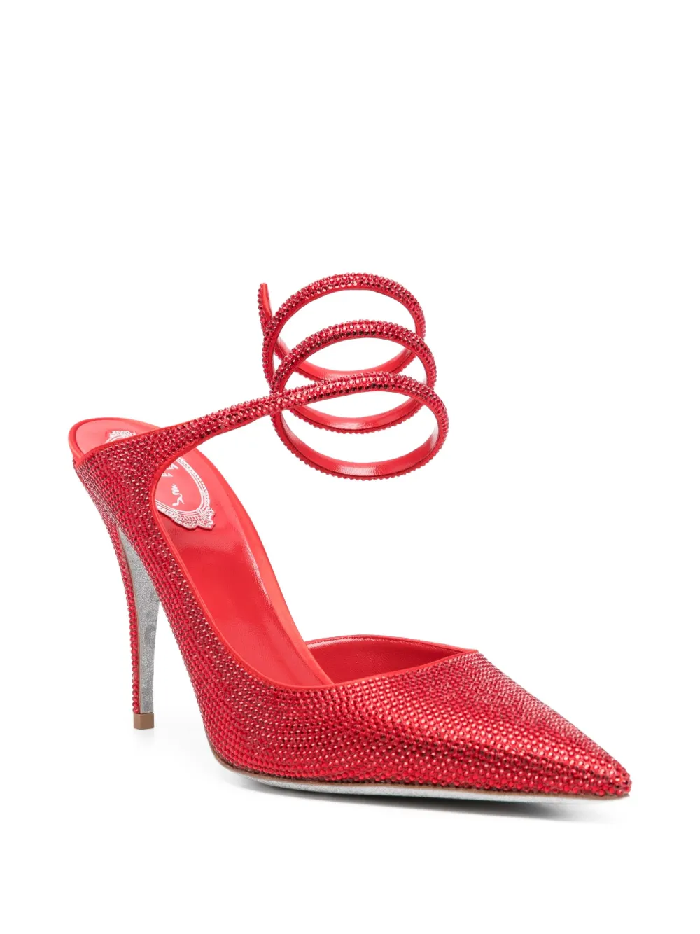 René Caovilla 100mm Cleo pumps Red
