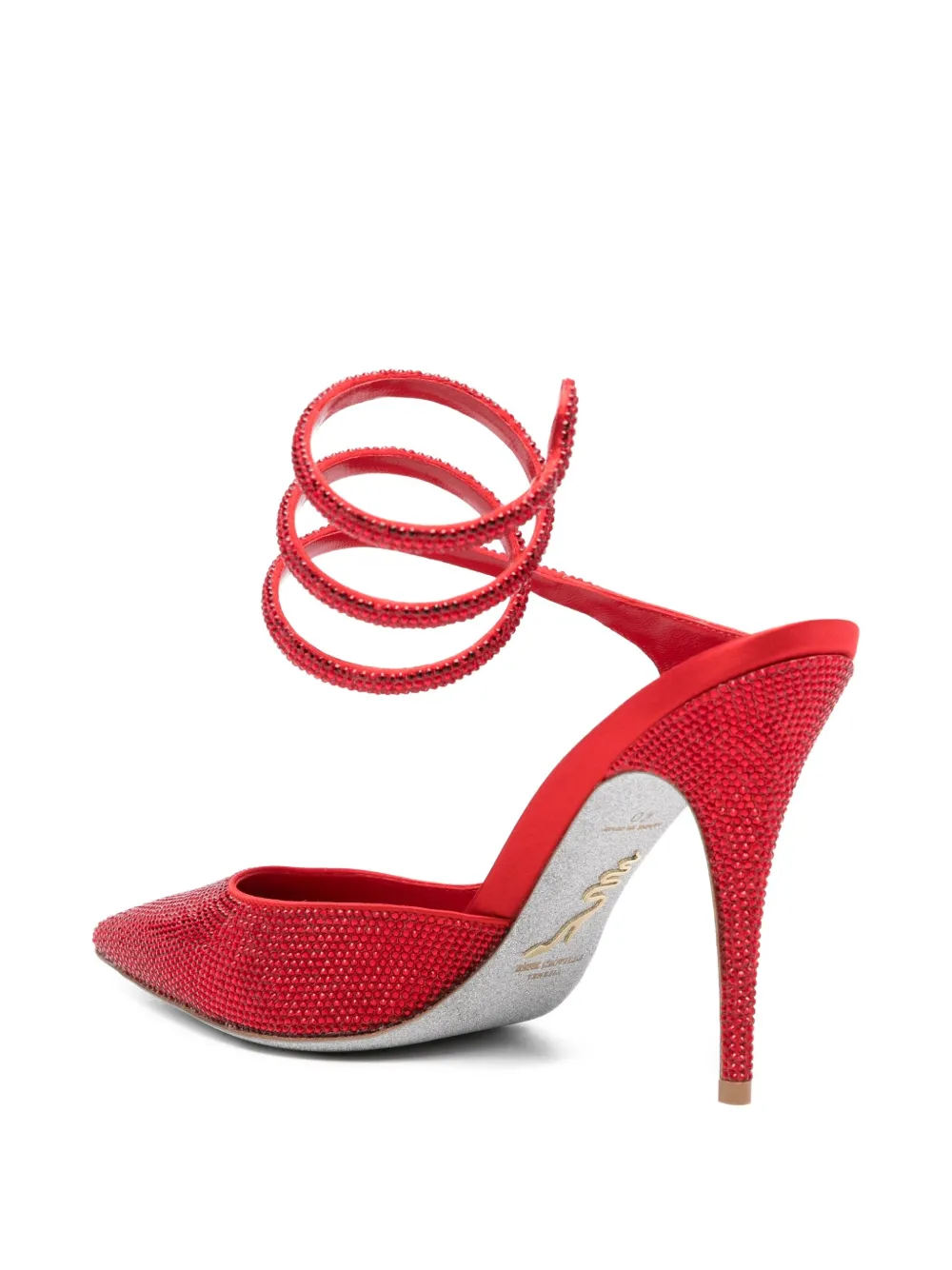 René Caovilla 100mm Cleo pumps Red