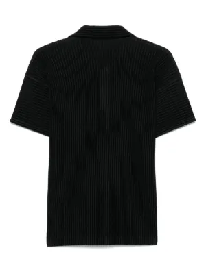 HOMME PLISSE ISSEY MIYAKE tシャツ Homme Plissé Issey Miyake Men's Pleated T-Shirt in Iron Blue Homme