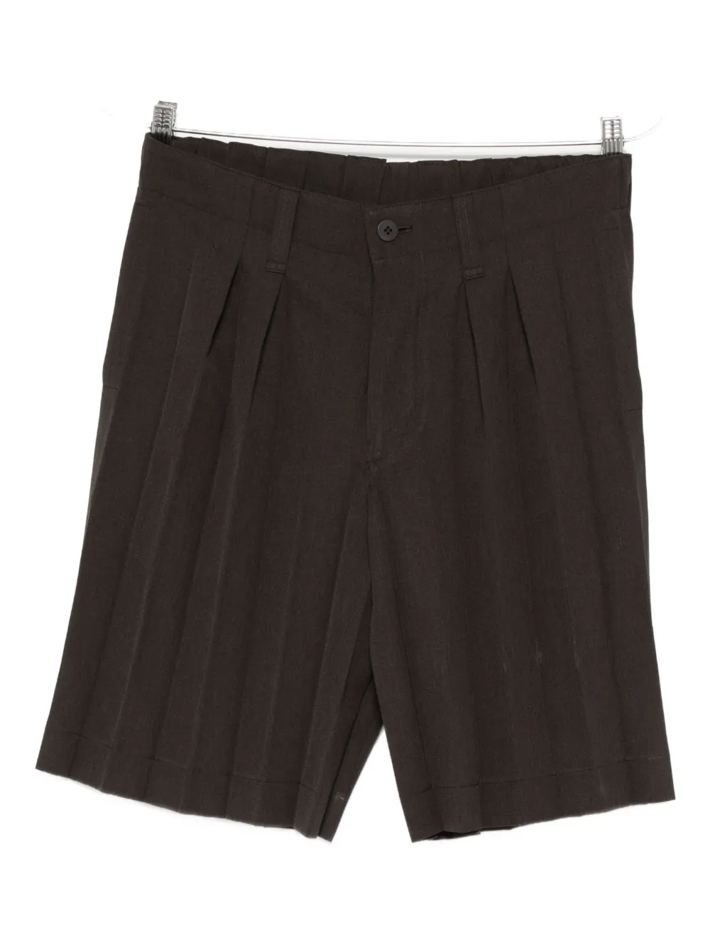 Homme Plissé Issey Miyake pleated shorts - Marrone