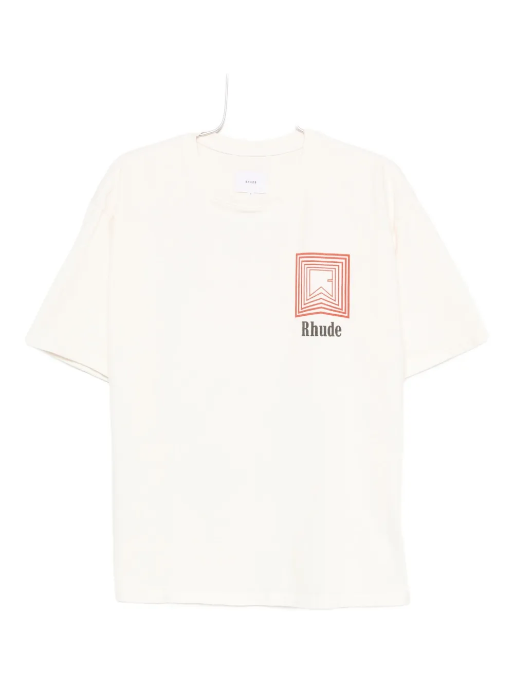 RHUDE logo-print T-shirt Wit