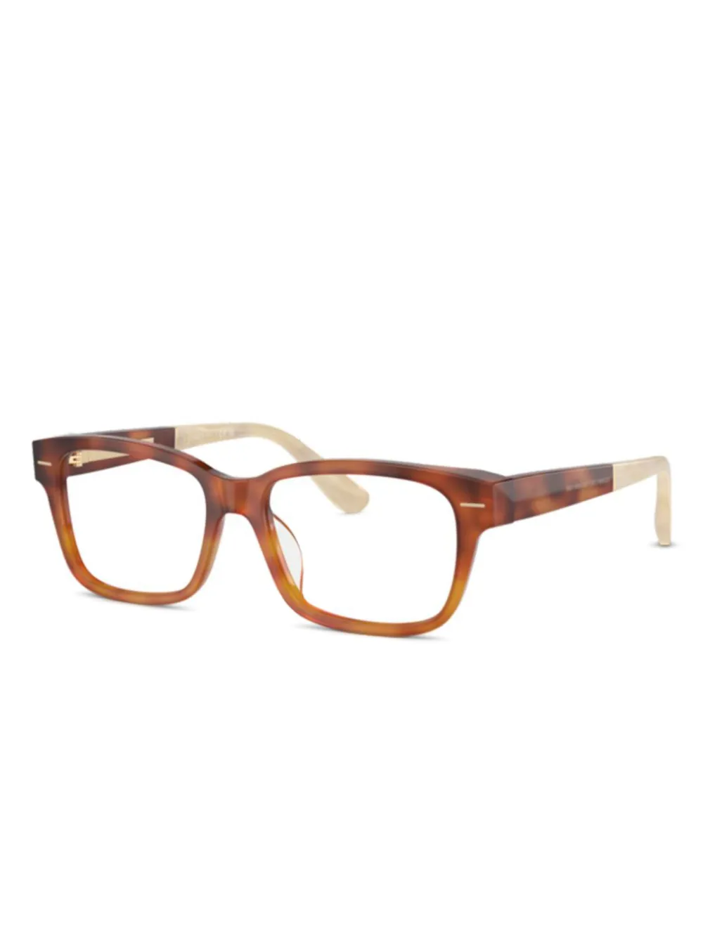 Brunello Cucinelli tortoiseshell-effect glasses - Marrone