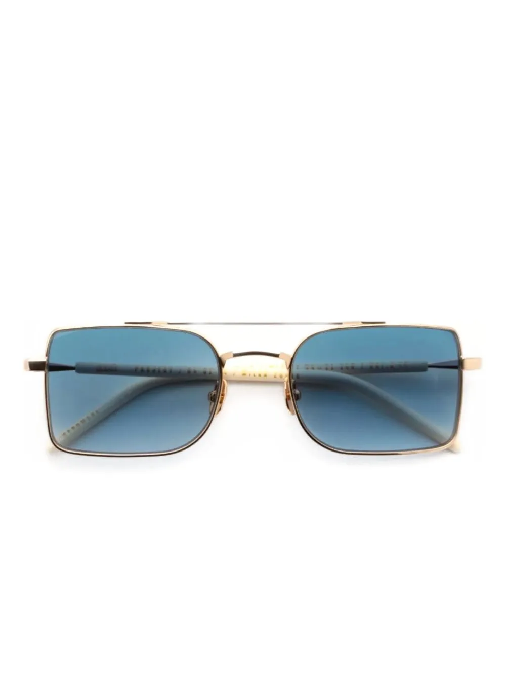 Gast Mile square-frame sunglasses | Gold | Image 1