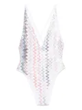 Missoni zigzag-pattern swimsuit - White