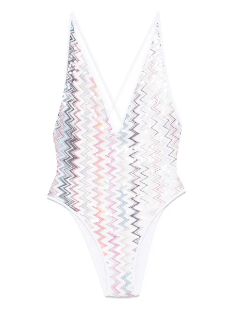 Missoni zigzag-pattern swimsuit
