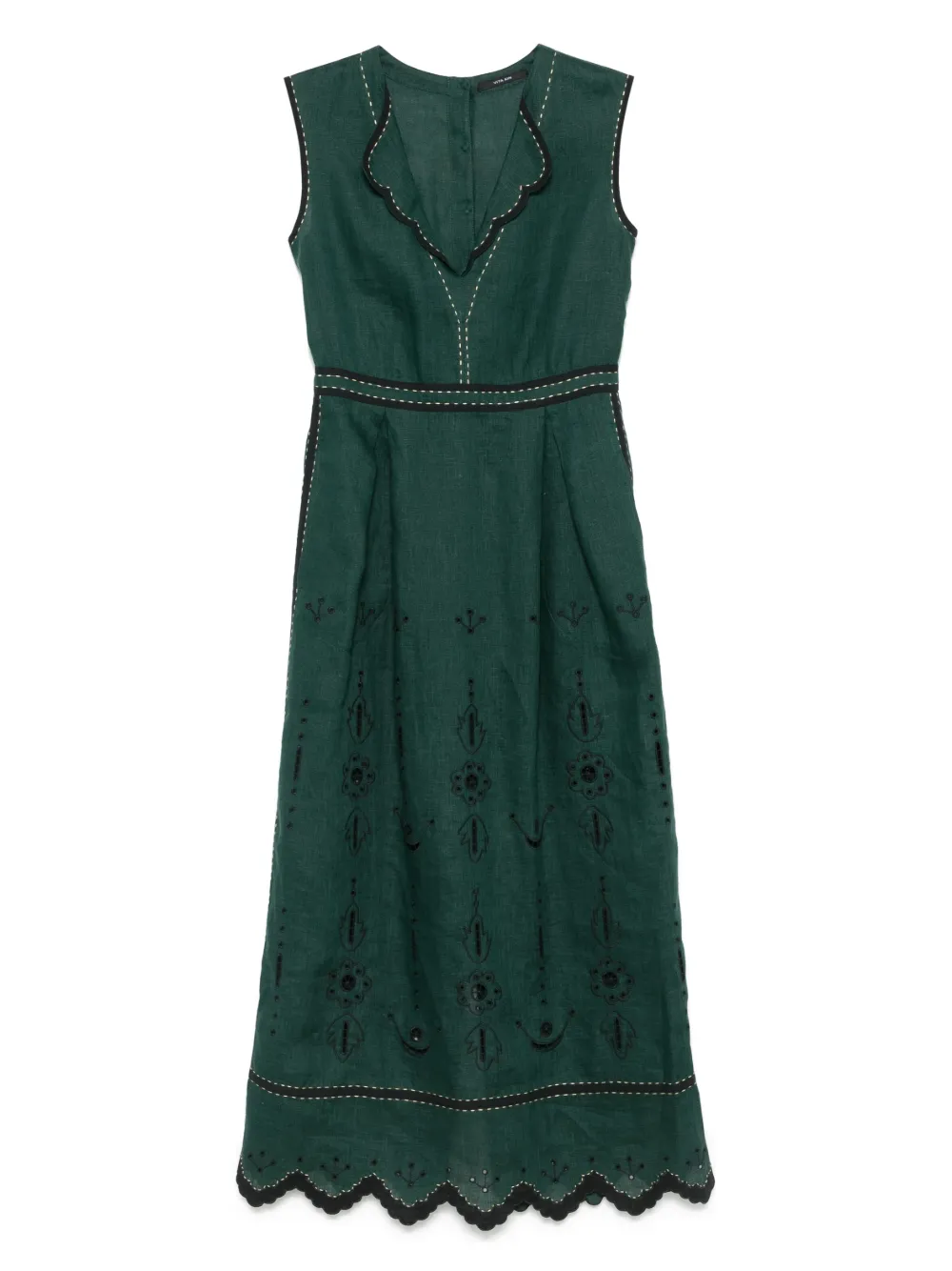 Vita Kin vestido midi Cassandra | verde | Image 1