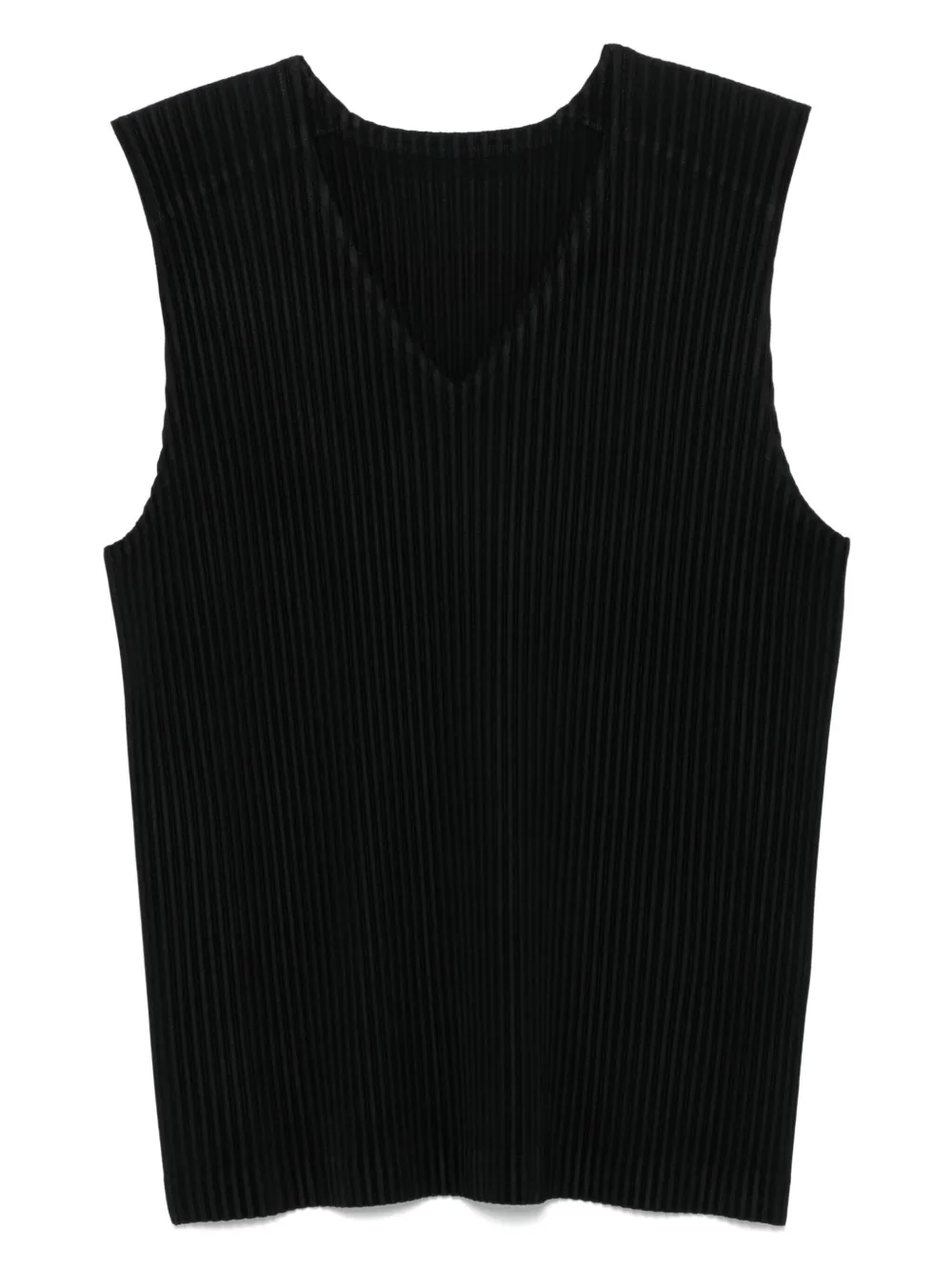 Homme Plissé Issey Miyake Plissé spencer Zwart