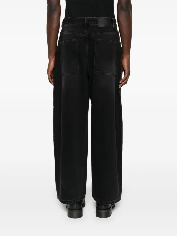 Studio Nicholson Volume Jeans | Black | FARFETCH