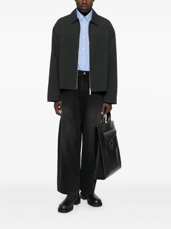 Studio Nicholson Volume Jeans | Black | FARFETCH