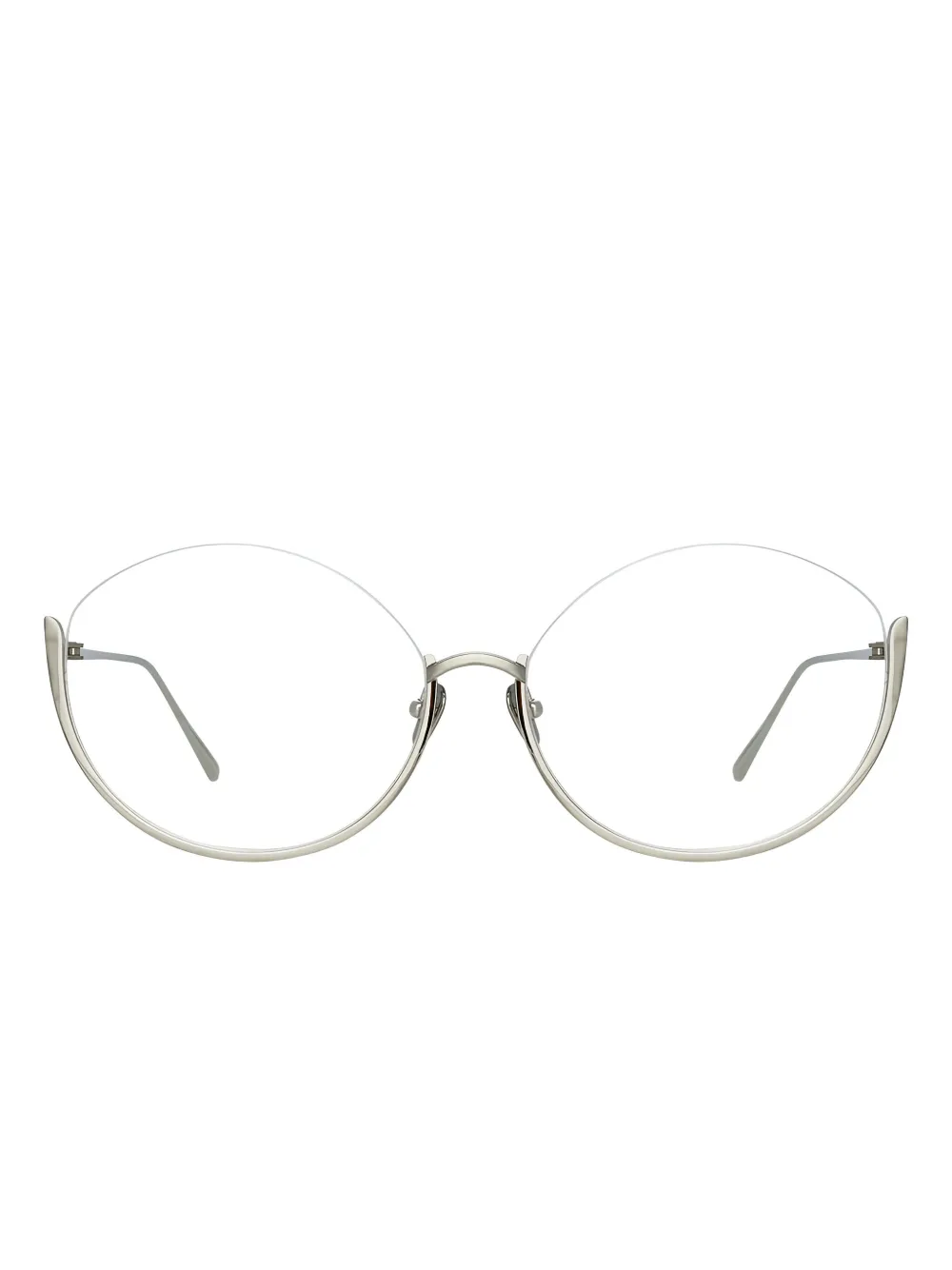 Linda Farrow Occhiali tondi - Grigio