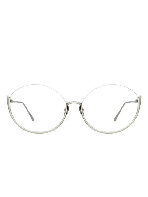 Linda Farrow round-frame glasses