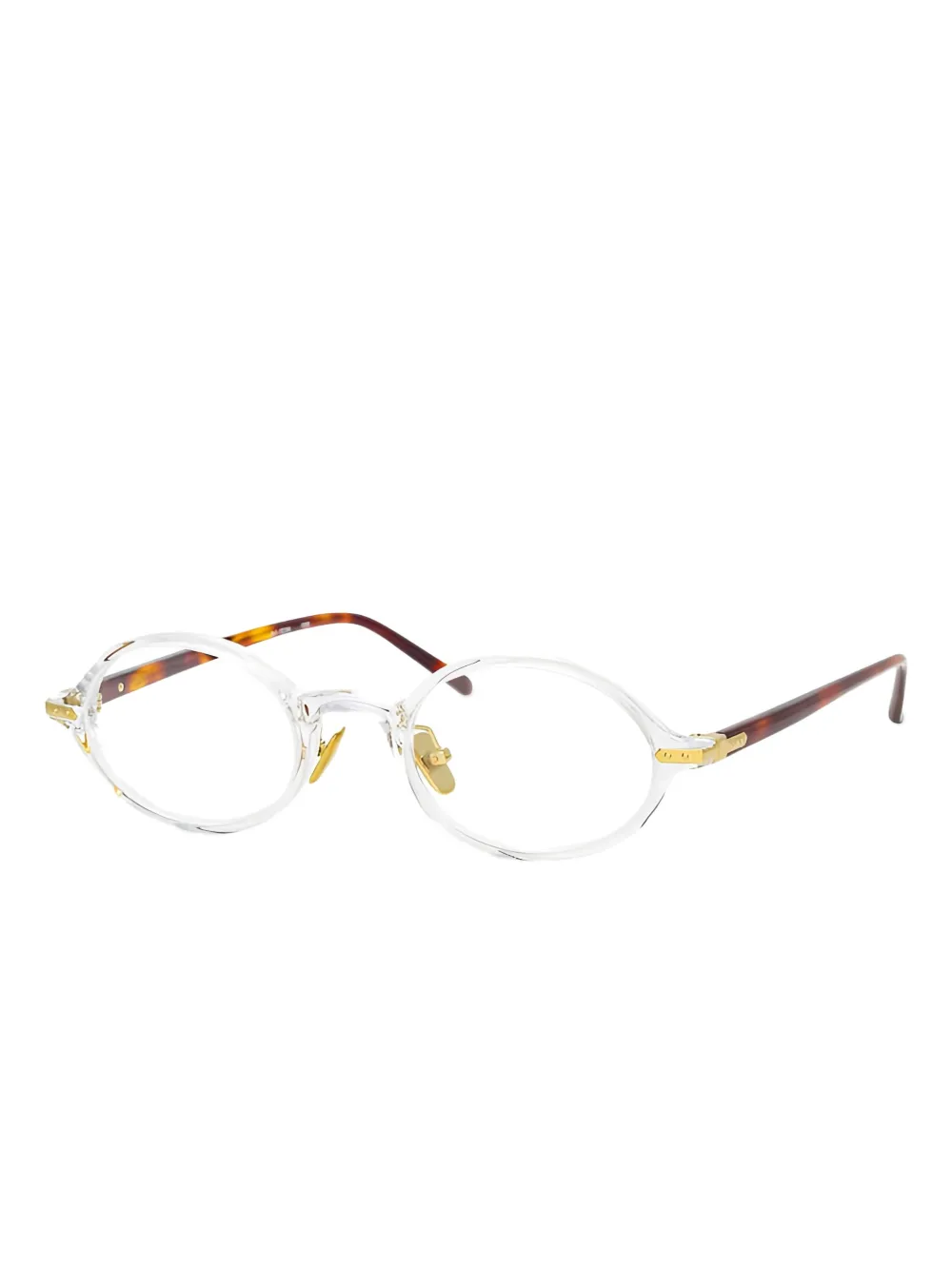 Linda Farrow Linear Eaves bril Wit