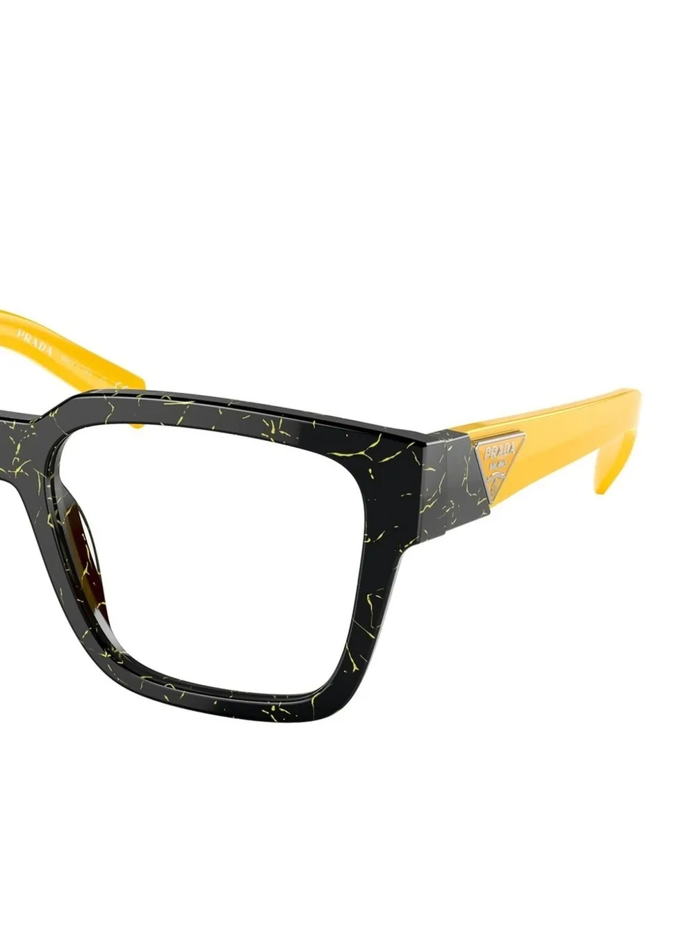 Prada Eyewear Bril met vierkant montuur - Zwart