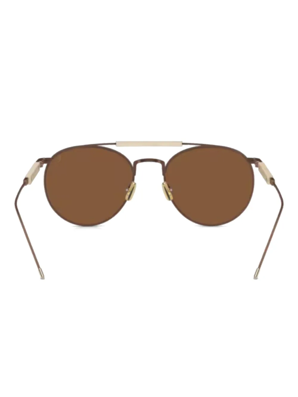  Brunello Cucinelli Pilot-frame Sunglasses - Brown 
