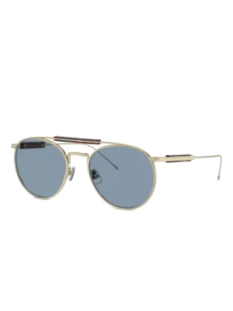 Brunello Cucinelli lentes de sol con armazón estilo piloto