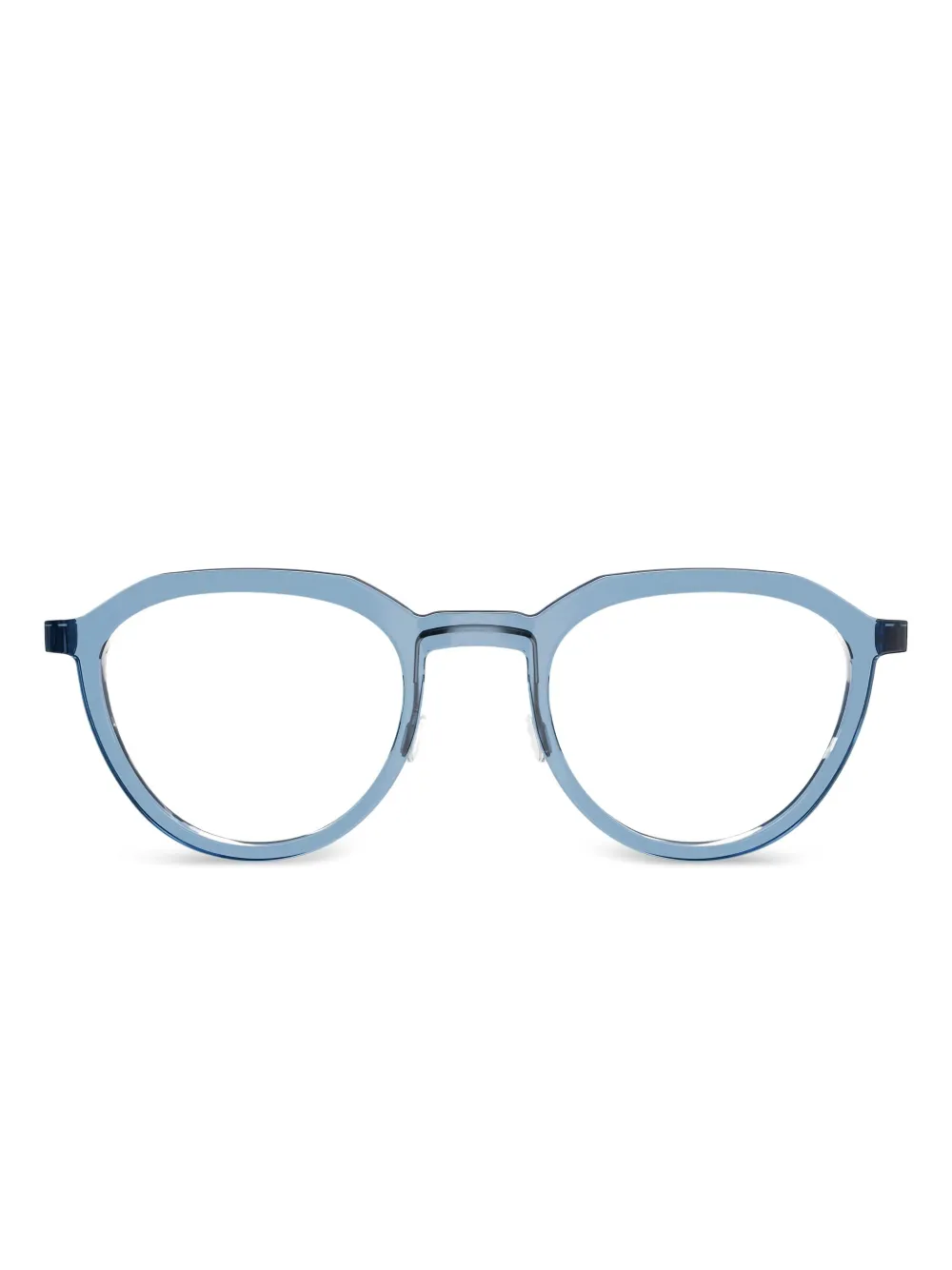 Lindberg round-frame glasses | Blue | Image 1