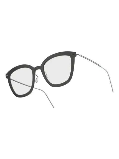 Lindberg cat-eye frame glasses