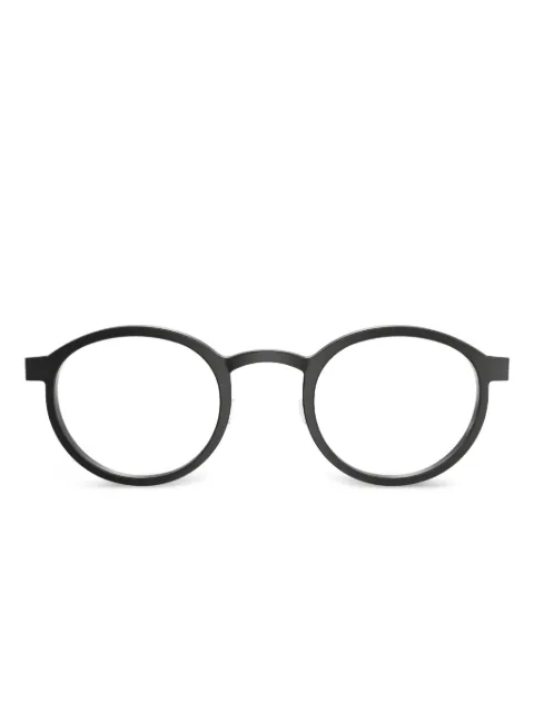Lindberg  round-frame titanium glasses