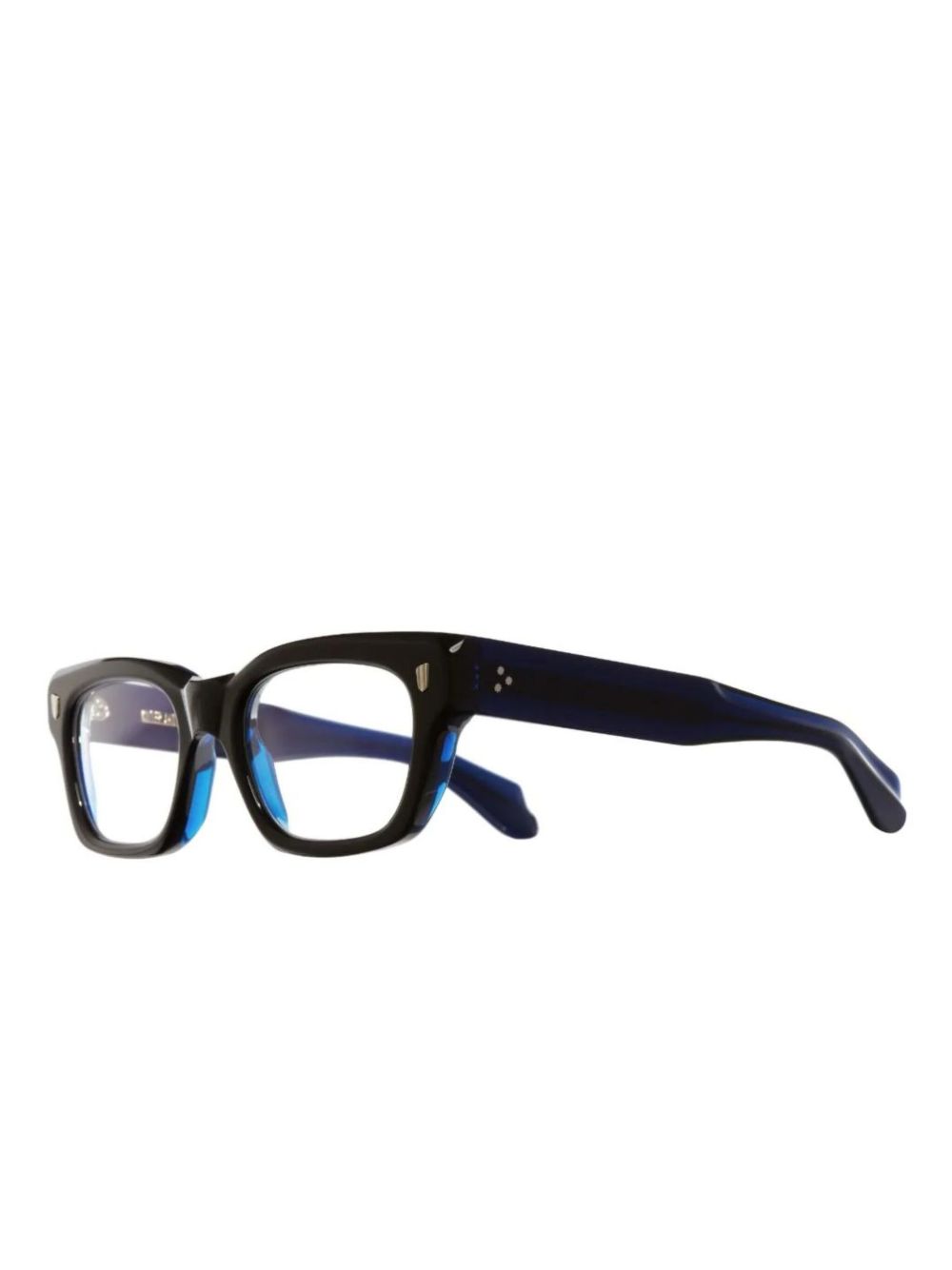 CUTLER AND GROSS BLACK ON BLUE GLASSES